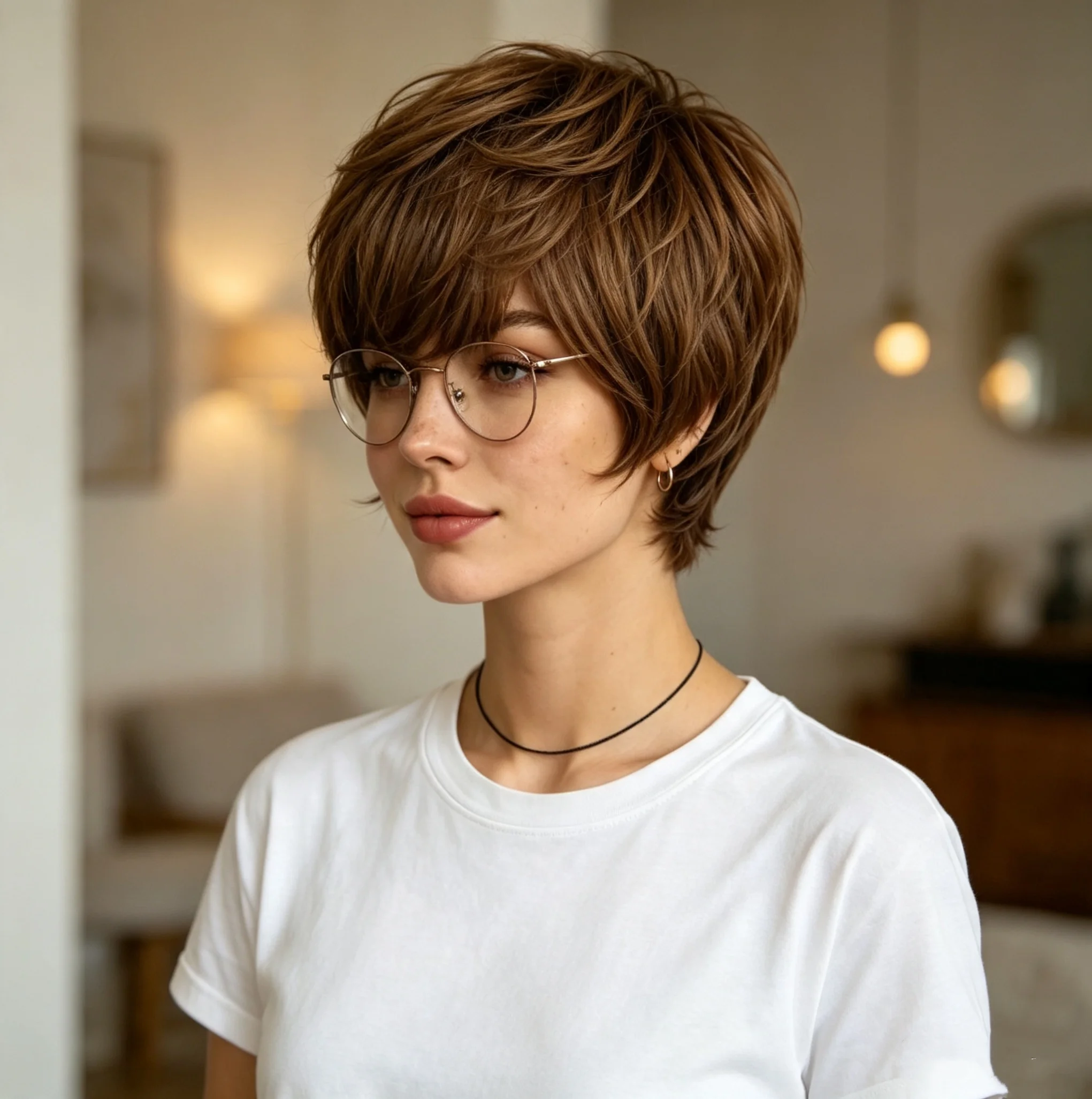 Short Pixie Cut Wig Human Hair Cheap - Parrucche Corte e Lisce in Capelli
