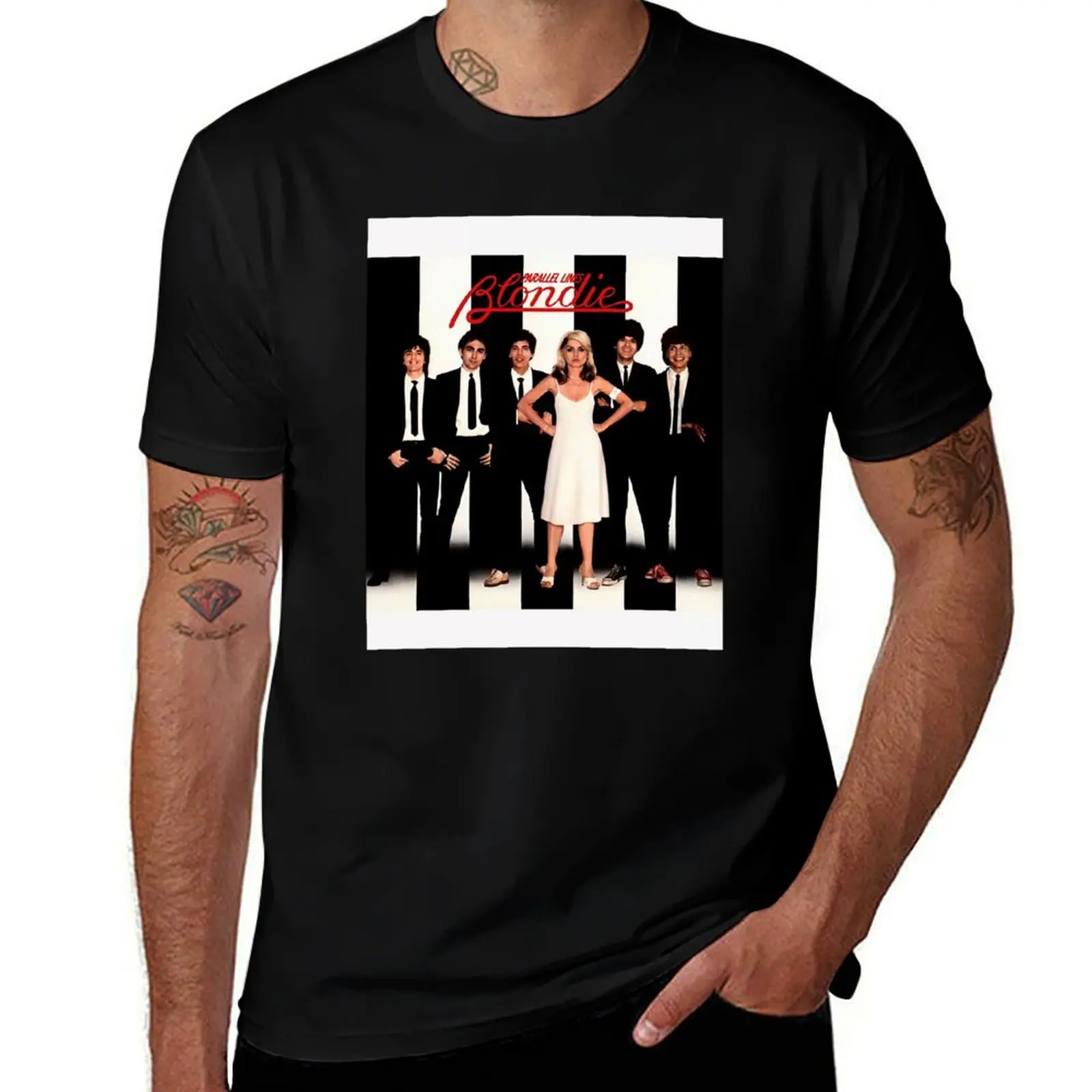 

Parallel Lines T-Shirt man t shirt heavy cotton t shirts for man cotton funny T-Shirt