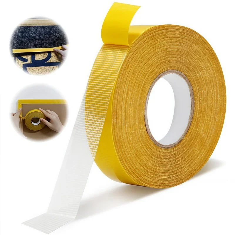 

Extra Powerful Double Sided Adhesive Super Strong Double Sided Tape Non-slip Waterproof Translucent Mesh Tape Kitchen Bathroom