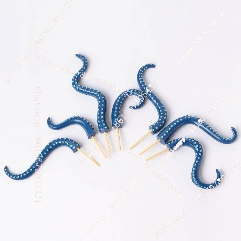 

Sea monster octopus tentacles 7-piece set of flower pot ornaments