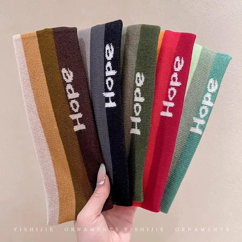 عصابة رأس رياضية للسيدات، حزام ممتص للعرق ومضاد للتعرق، عصابة رأس لليوجا واللياقة البدنية، رباط شعر لغسل الوجه