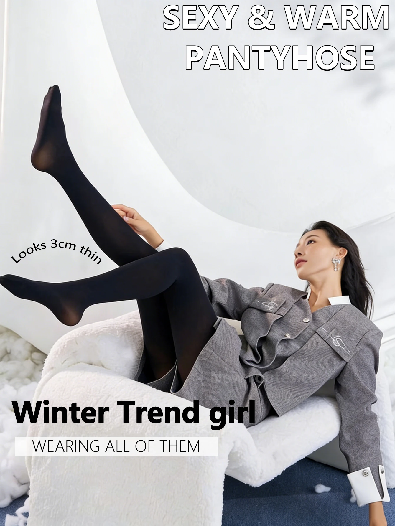 

Новые женские колготки из вельвета плотностью 80 ден на осень-зиму, непрозрачные, эластичные, для повседневной носки