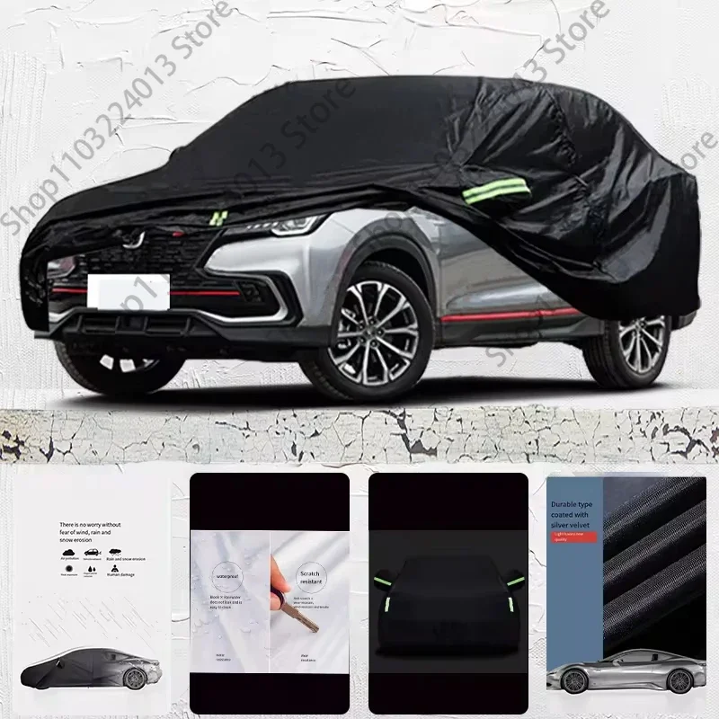 

For Changan cs85 coupe Exterior Car Cover Outdoor Protection Full Car Covers Waterproof Sunshade Anti UV Snow Cover Car cover