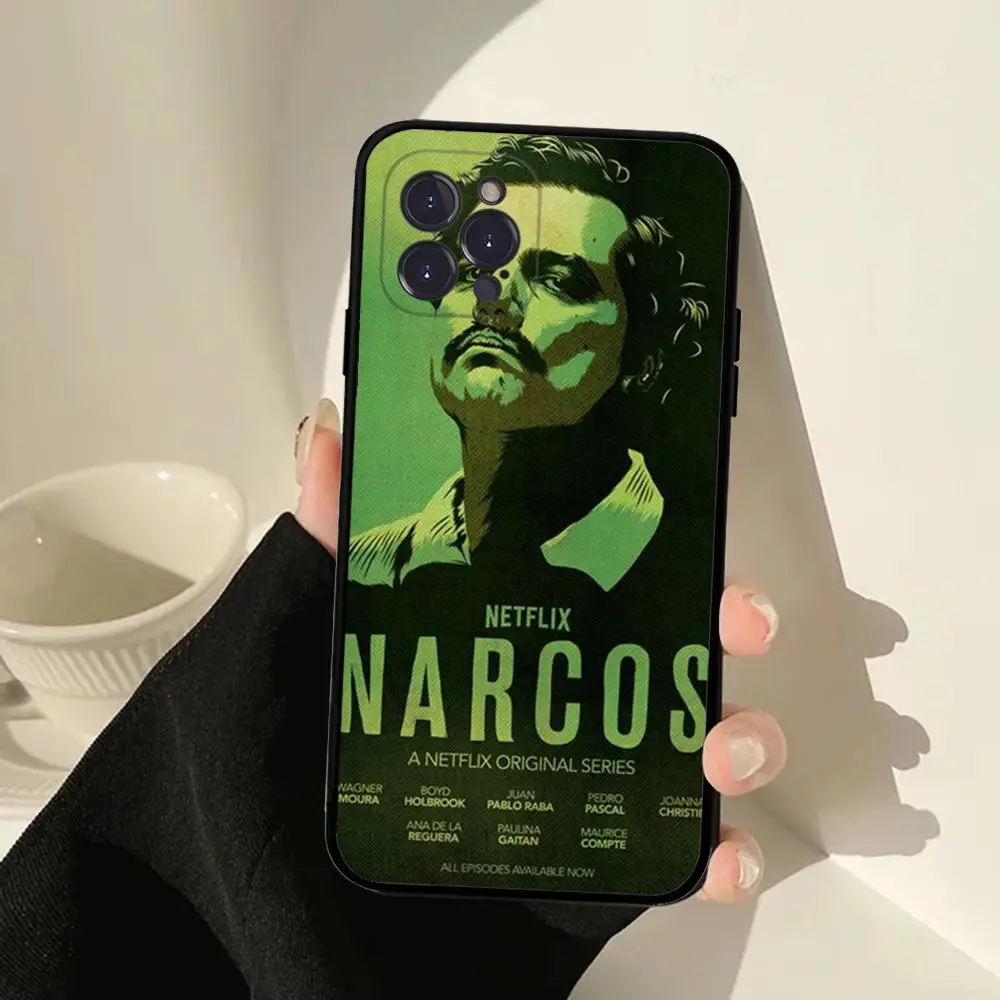 Narcos TV Series Pablo Escobar Phone Case For IPhone 15 14 13 12 Mini 11 Pro XS Max X XR SE 6 7 8 Plus Soft Silicone Cover