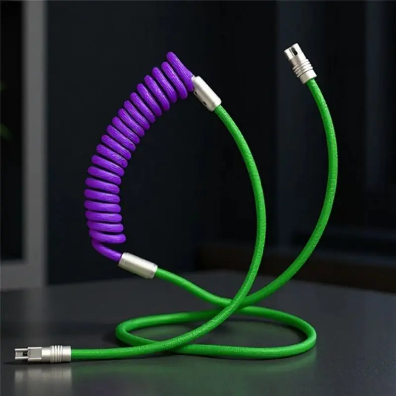 B29C-Super Fast Charging USB C Data Line Type C To Type C Cable Spring Design