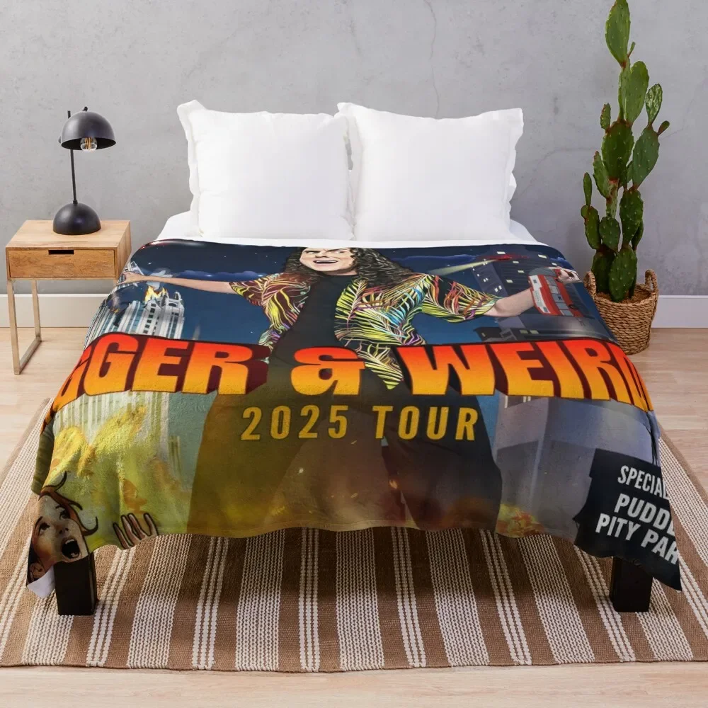 

Weird Al Yankovic Dates 2025 Throw Blanket Soft Solid Color Blanket for Couch Bed
