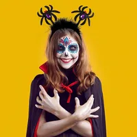 Pumpkin Halloween Pumpkin Headband Spider Ghost Head Hoop Halloween Party Hair Hoop Cosplay Photo Prop Ghost Festival Headpiece 3
