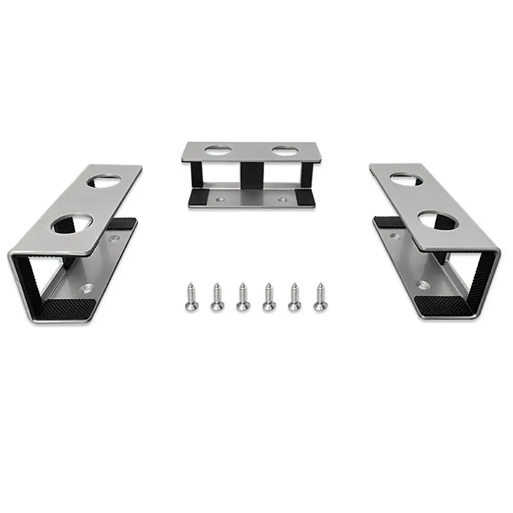 Universal Metal Under Desk Mount Organizer Storage Bracket Under Desk Shelf Anti-Scratch Laptop Under Desk Office