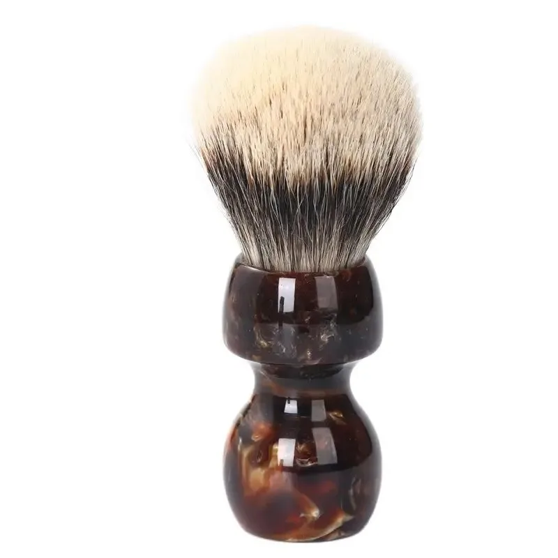 YAQI Caramel 26MM Two Band Badger Hair Men Wet Shaving Brush Shaving Brush For Men Shaving Foam Brush