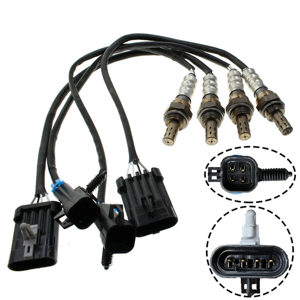 

4Pcs 234-4012 234-4018 Upstream&Downstream O2 Lambda Oxygen Sensor for Chevy Silverado 1500 1996-2002 SG236 13474 SG454