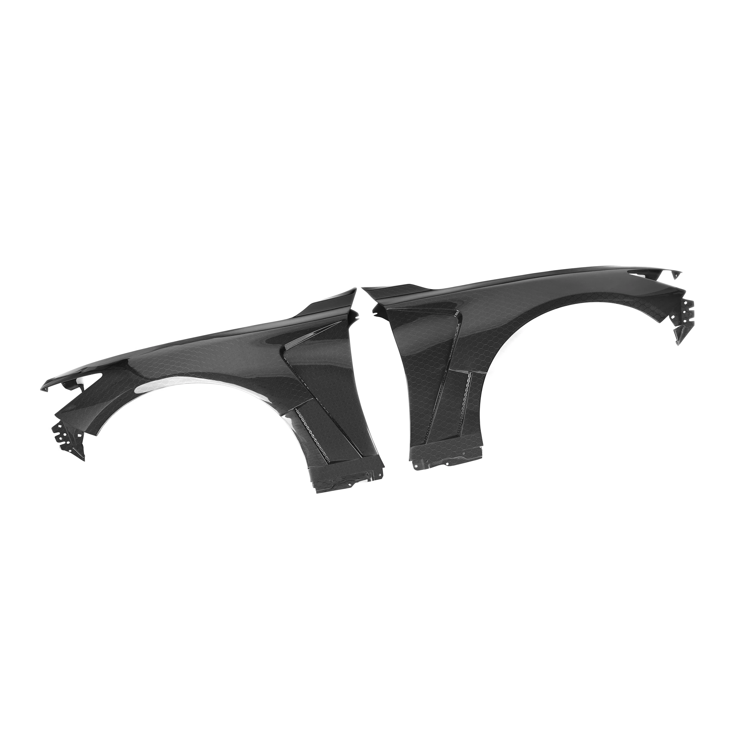 forGood Fitment Honeycomb Carbon Fiber Car Parts Side Fenders for Infiniti Q50 Q50L 2014-2020 Car Fenders