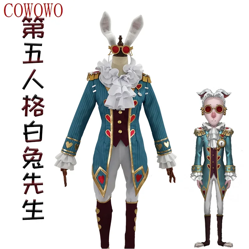 

Identity V Mr. White Rabbit Alice In Wonderland Cosplay Costume Cos Game Anime Party Uniform Hallowen Play Role Clothes Clothing