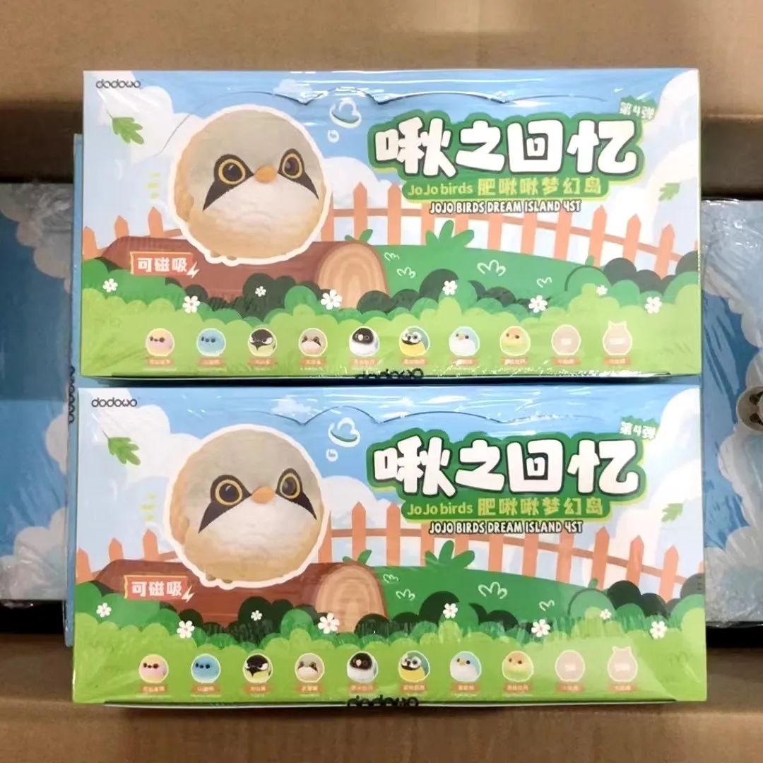 

Original Jojo Birds And Friends 4st Series Blind Box Fat Jojo Figure Kawaii Bird Figurines Gift Mysterious Box Ornament Toys