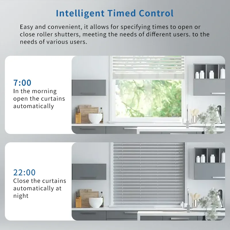 WiFi Electric Blind Roller Motor Silent Motor with Remote APP Voice Control With Alexa Google Home Automation Window Treatments