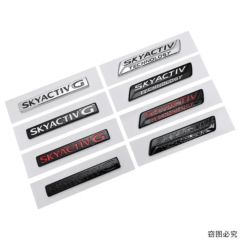 

ABS Car Letters Emblem Rear Trunk Badge Modified Sticker for Mazda RX7 RX8 MX3 Axela Atenza MX5 MX7 CX5 CX7 CX4 CX9 323 626