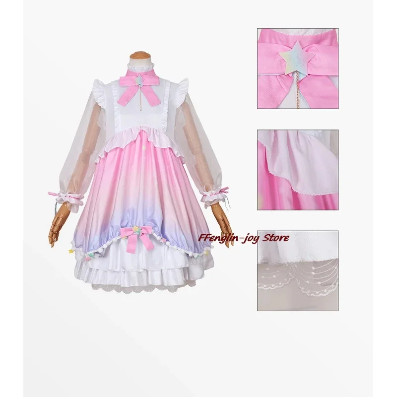 

ss23Project Sekai Ren Len, костюм, парик 25, ночной шнур, Лолита, певица, сценическая форма, костюм для Хэллоуина, косплей D