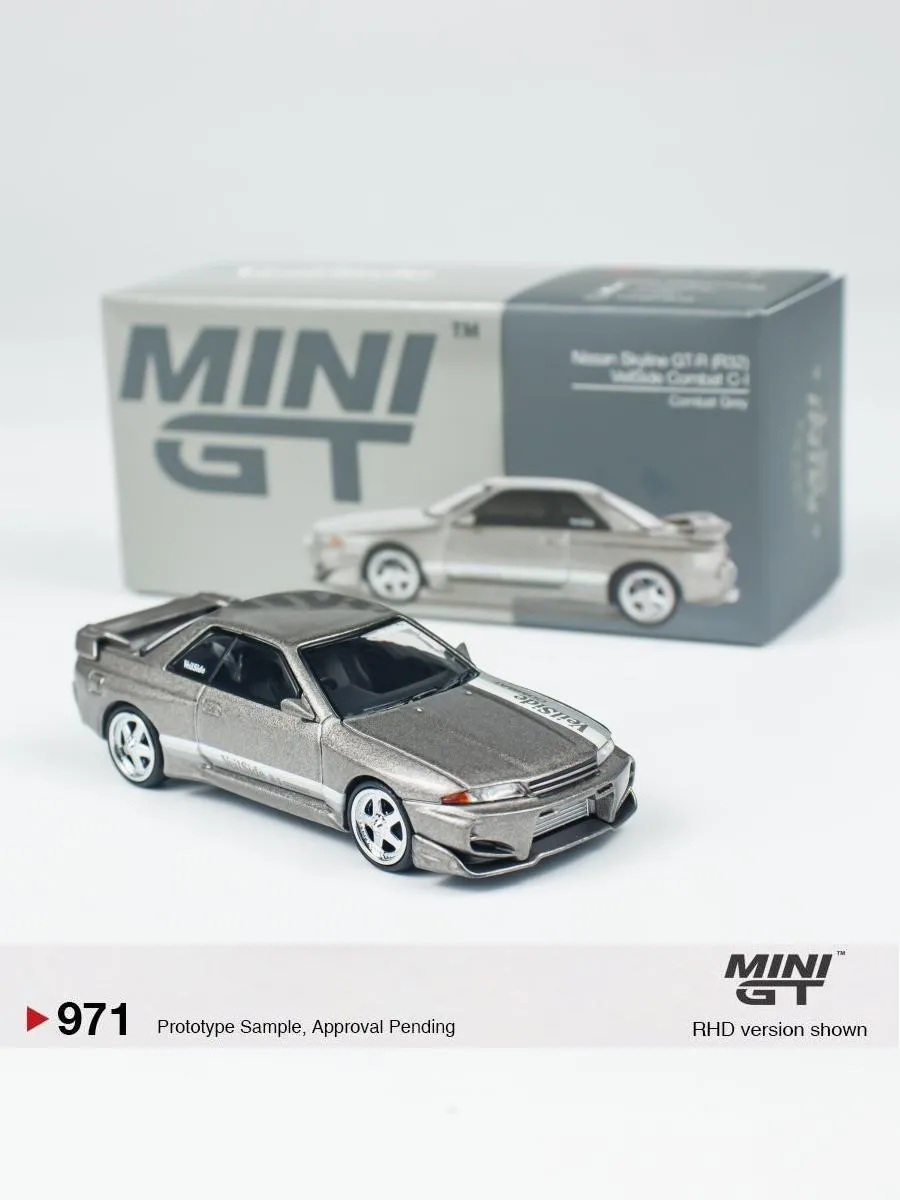 

ТСМ МИНИГТ 1:64 # 971 skyline GT-R (R32) veilside Combat Grey, литая под давлением модель автомобиля из сплава, коллекция подарок
