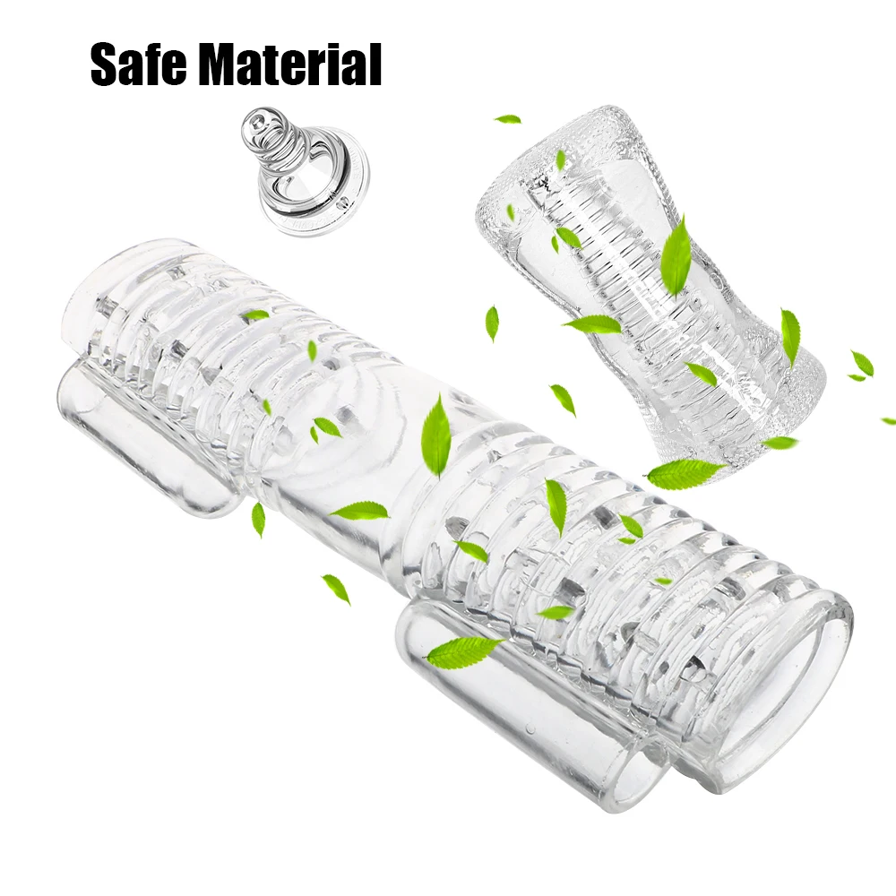 Male Masturbator Normal/ Long Penis Pump for Men Gay Couple Cock Rings Medical Exerciser Artifical Vaginal Glans Sucker Sex Toys view 5