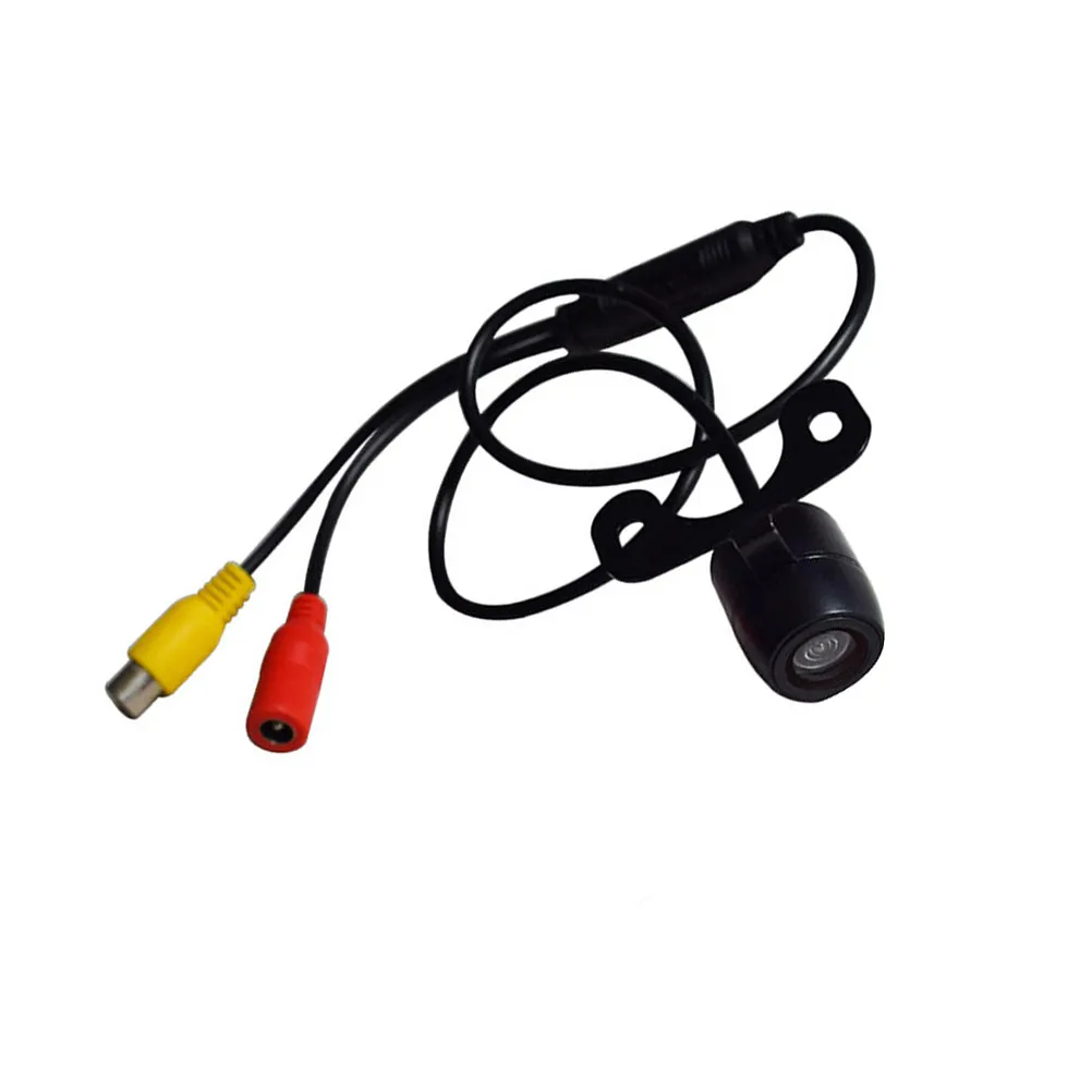 1Set Car Rear View Camera Hd Waterproof Shock Proof Universal Front Rear Reversing Camera Black Small Size Invisible Design