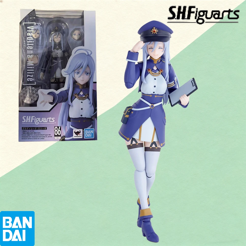 100% Authentic In Stock Bandai S.H.Figuarts 86 -Eighty Six- Vladilena Milizé Anime Action Figure Collection Model Toy