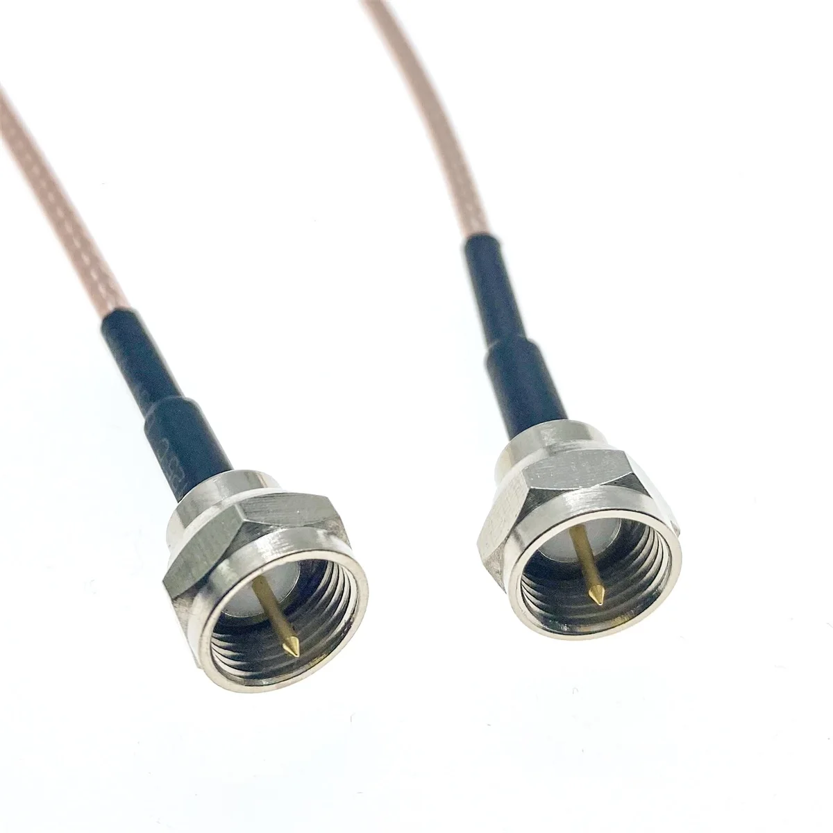 cable F MALE TO F male connector coaxial 75 ohm Cable RG179