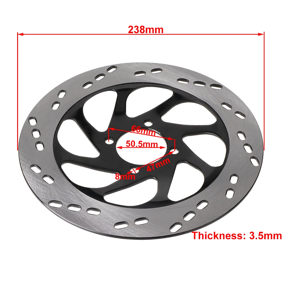 240mm Motorcycle Front Brake Disc Rotor For Suzuki EN125 EN150 EN150-A EN125-2A/2E/EF/3E/3F Motorbike Accessories