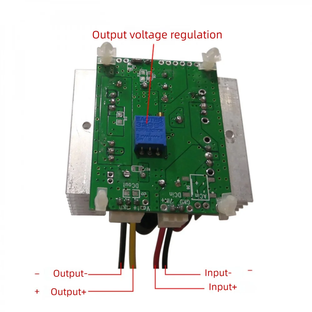 DC-DC قابل للتعديل الجهد التلقائي استقرار خطوة المتابعة وتنحى مجلس إمدادات الطاقة DC15-200V إلى DC24-96V