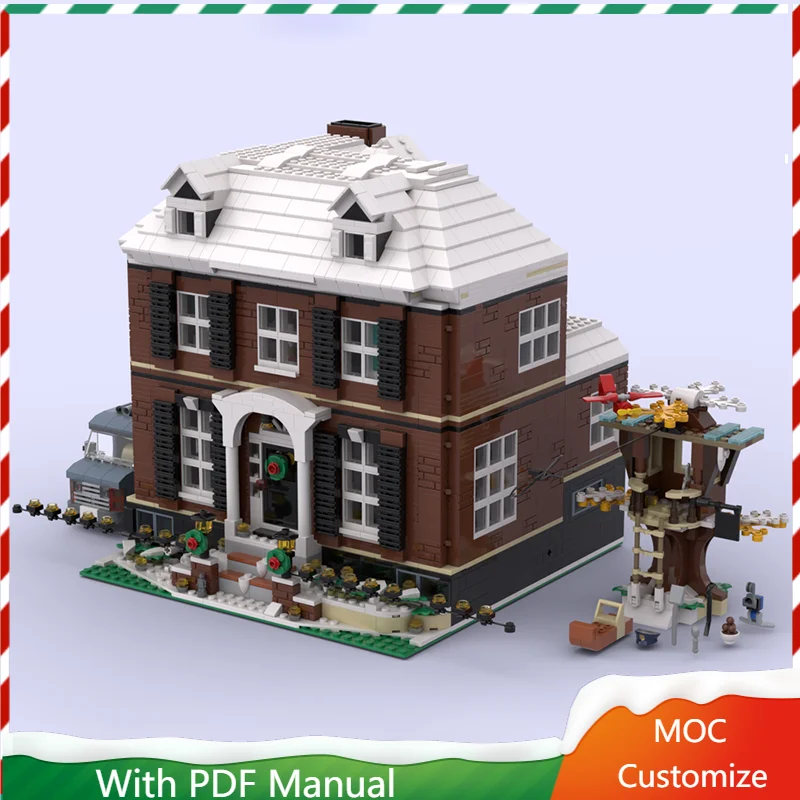 

3782 шт. Moc, средневековая роскошная сцена квартиры, строительный блок, образовательная сборка «сделай сам», детские игрушки, подарки-сюрпризы на день рождения