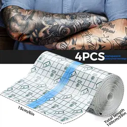 10m Waterproof Tattoo Film Aftercare Protective Skin Healing Tattoo Adhesive Bandage Repair Tattoo Accessories Supply Tape Roll