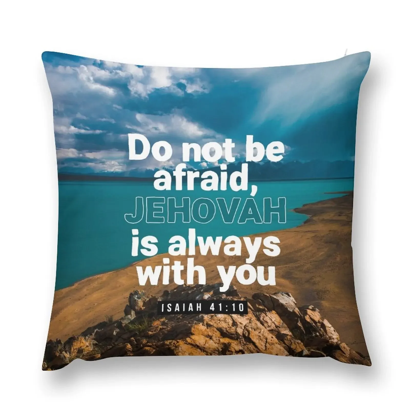 Jehovah is always with you Throw Pillow Luxury Cushion Cover luxury home accessories pillow