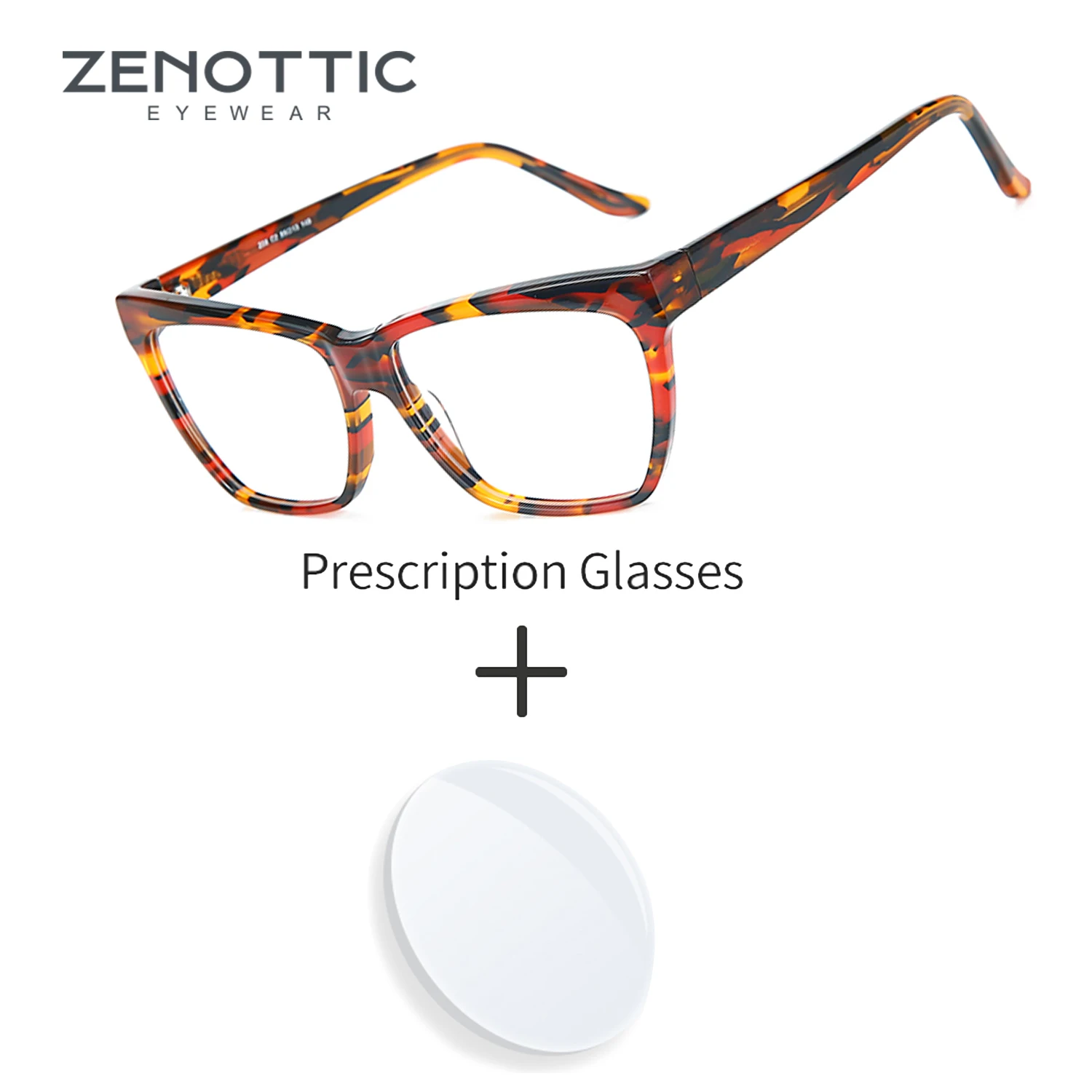 

ZENOTTIC (размер L), новые поступления, квадратные прогрессивные очки по рецепту, женские и мужские очки для близорукости, ацетатные оптические очки
