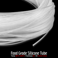 5M/10M Transparent Flexible Silicone Tubing ID 0.5 1 1.5 2 2.5 3 3.5 4 mm Food Grade Tube Pipe Temperature Resistance Nontoxic