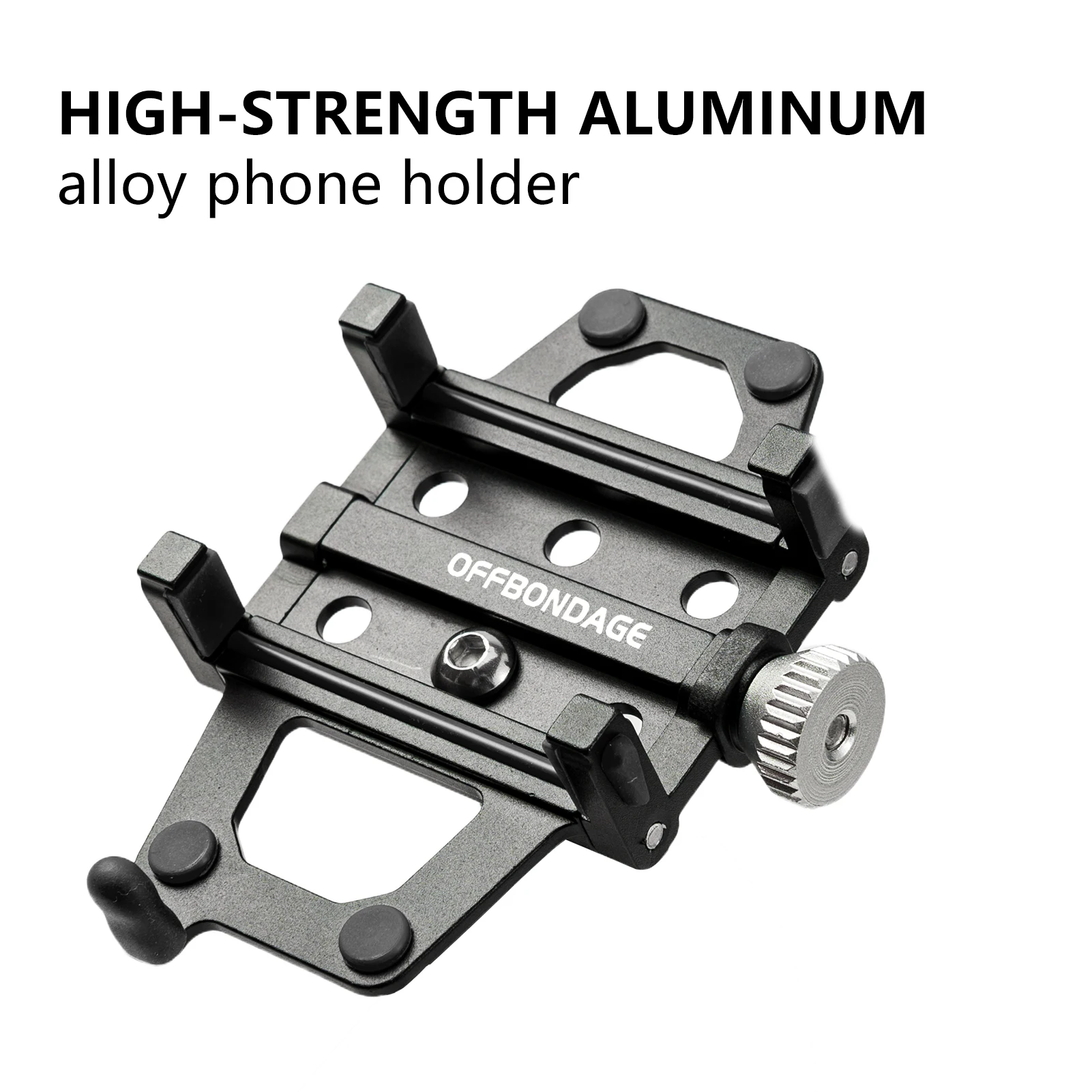 OFFBONDAGE Bike Phone Holder 360 Rotation Cycling Stand Shockproof High-strength Aluminum Alloy Bike Safe Bracket MTB Bicycle
