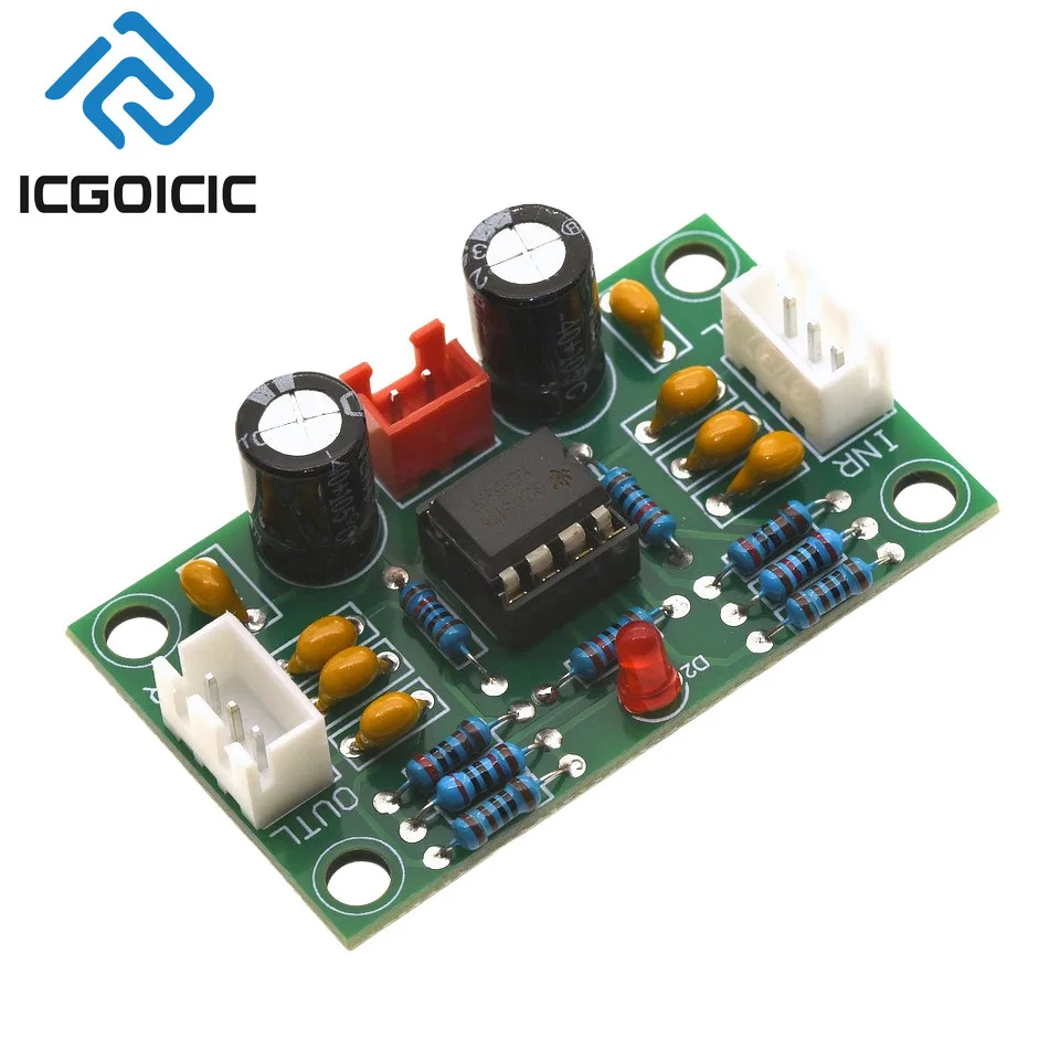 NE5532 Dual-Channel Audio Preamplifier Module – with Bass/Treble Control, DC 12-30V, for Hi-Fi Stereo Amplifier DIY Projects