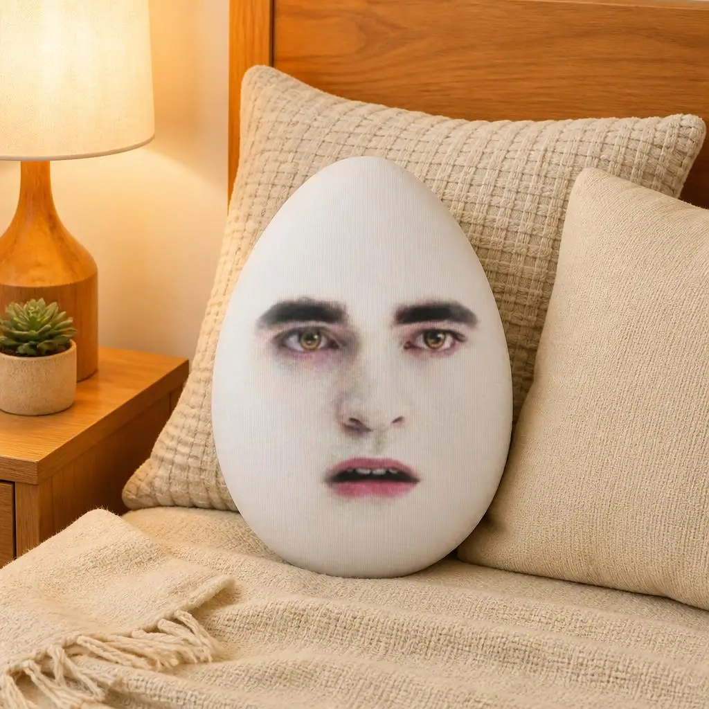 Twilights Edward Eggward Plush Pillow Cushion Irregular Stuffed Throw Pillow Home Decor Gift Sofa Bed Couch