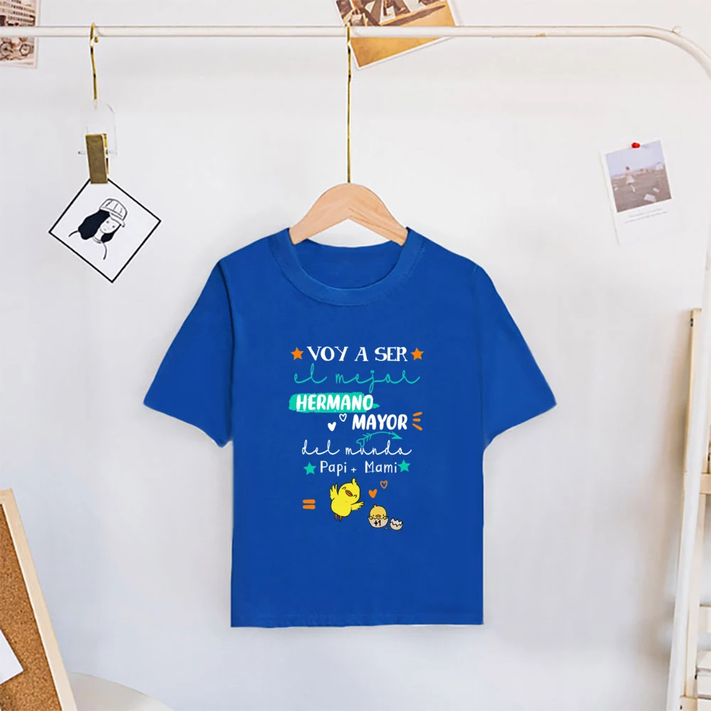 Sto per essere la migliore sorella grande fratello al mondo stampa t-Shirt annuncio di gravidanza maglietta per bambini maglietta estiva per bambini