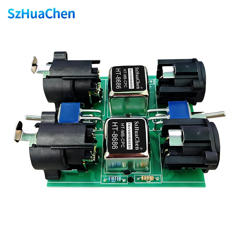 Audio Noise Isolator 6.35 XLR Noise Filter Suppressor Eliminate Hum for PC Home Audio System 1 PCS