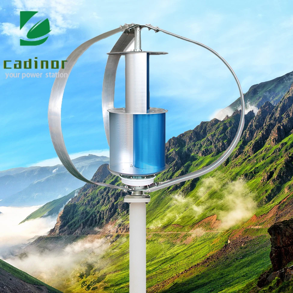 

Poland 10000W Vertical Wind Turbine Power Generator Free Energy 12V 24V Windmill 220v AC Output Household Kit Controller