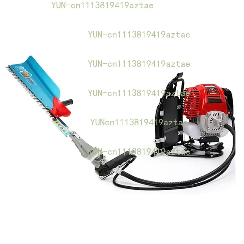 Two-Stroke Double-Blade Light Hedge Trimmer Tea Tree Trimmer Backpack Garden Thick Branch Trimmer Electric Tools 78CC