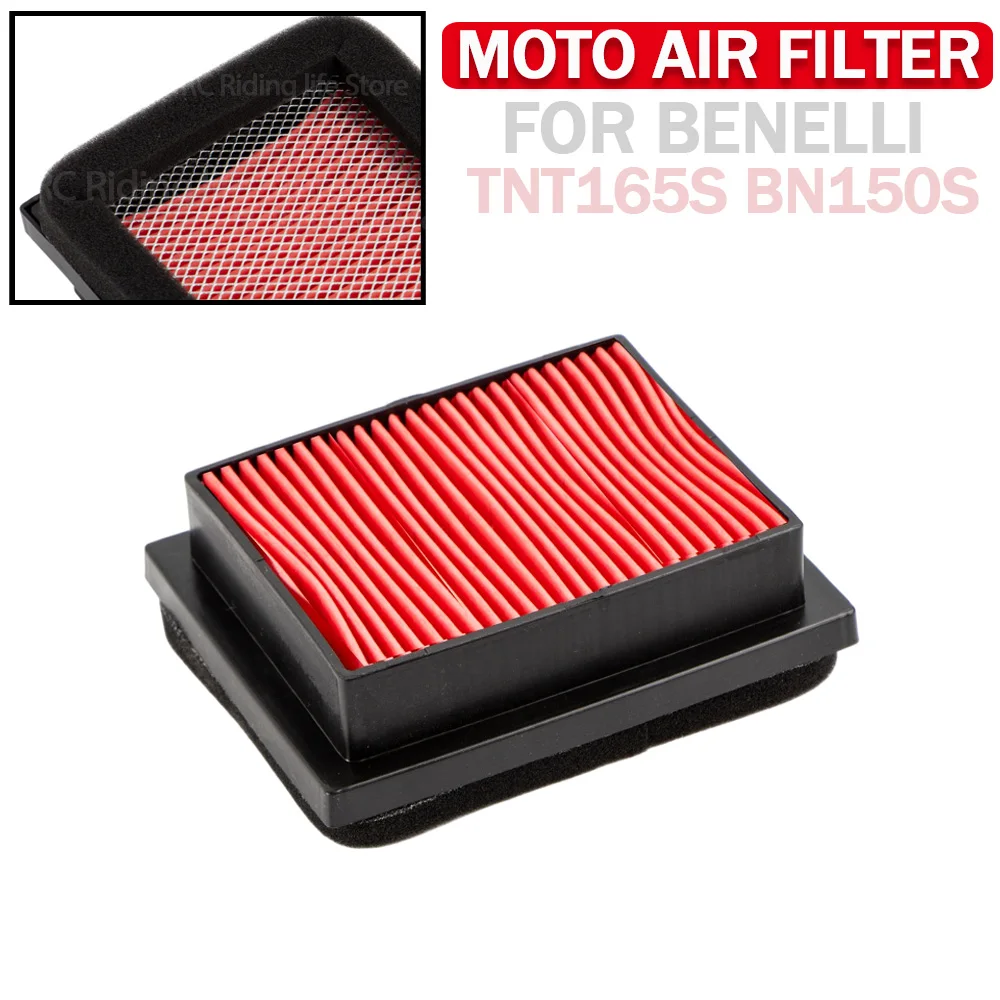 High‑Flow Air Intake Filter Replacement Spare For Benelli TNT165S BN150S 180S BJ150S BJ150‑31 Motorcycle Engine Moto Accessories