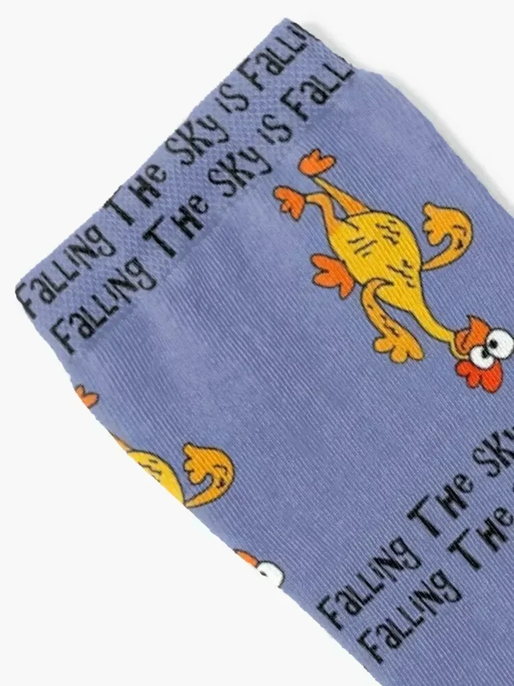 Funny Sky is Falling Rubber Chicken Socks new year cool Men Socks Luxury Brand Women's