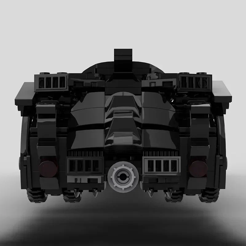 666 Stuks Moc Arkham Knight Batmobile Snelheid Kampioenen Sportwagens Bouwstenen Snelheid Voertuig Model Puzzel Speelgoed Voor Kinderen Volwassen Cadeau