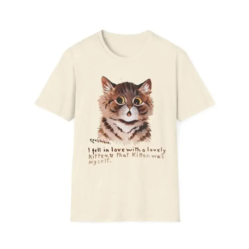 1920S Louis Wain I Fell In Love With A Lovely Kitten T Shirt
