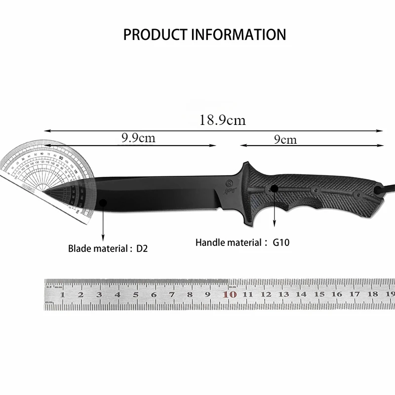 New version of Chris Reeves Outdoor Camping Survival Rescue Hunting self-defense multi-purpose EDC fixed high hardness blade