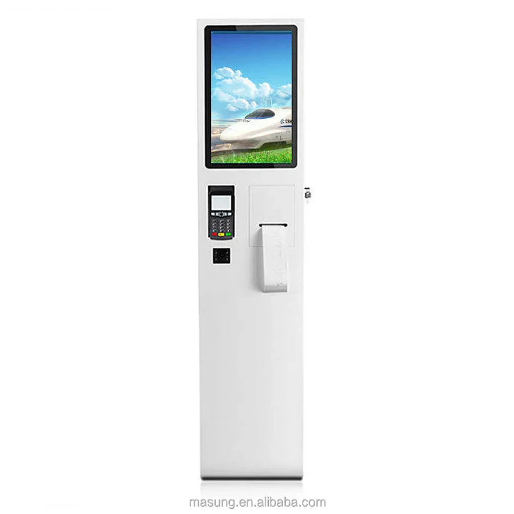 

MASUNG MS-S10 Factory Custom Multiple Payment Terminal 4G 21.5 Inch Self Ordering Payment Service Touch Screen Kiosk