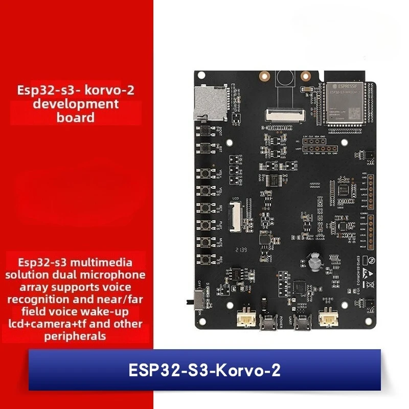placa-de-desarrollo-esp32-s3-korvo-2-con-doble-microfono-solucion-multimedia-de-reconocimiento-de-voz-y-activacion-por-voz