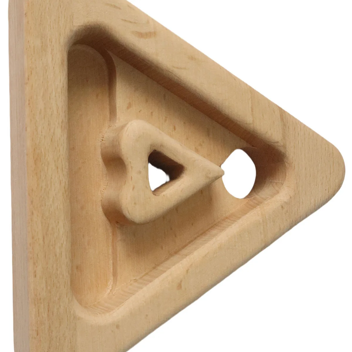 

Triangular beech climbing fingerboard