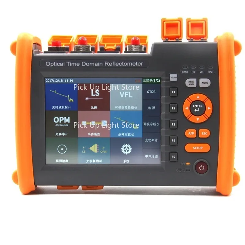 NK5600-SM-OTDR-1310-1550nm-30/32dB,Fiber Power Meter Integrated VFL 5MW Touch Screen Optical Time Domain Reflectometer