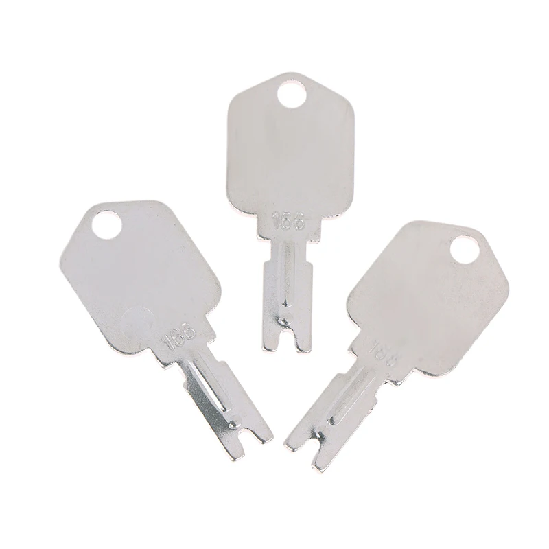 (BF06)1/3/5Pc For 166 186304 Forklift Key For Heavy Duty Equipment Key For Dozer Loader Backhoe Starter A214062 5133504