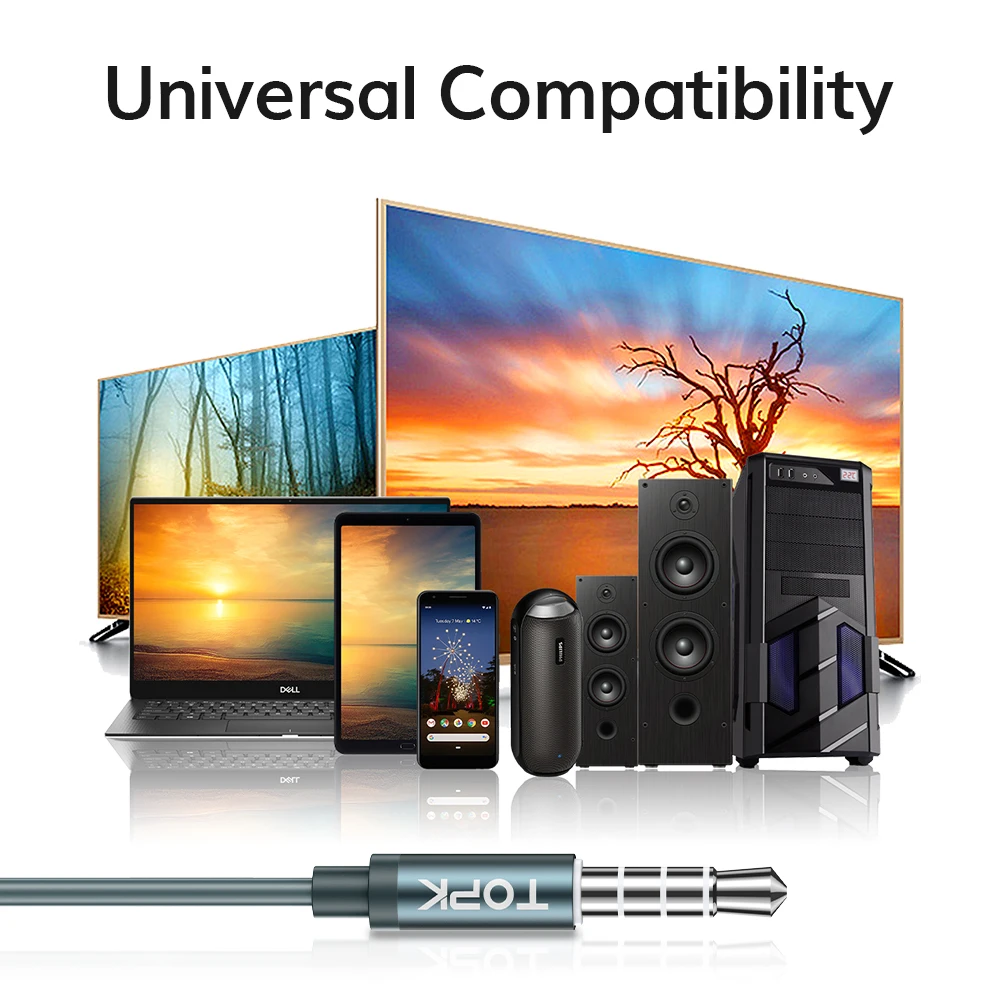 TOPK 3.5mm Wired Headphones In Ear Headset Wired Earphones with Microphone Bass Stereo Earbuds Sports In-line Control For Phones image 5